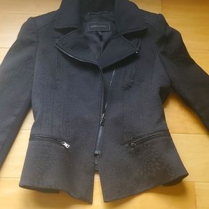Bcbgmaxaria size s embroided jacket black.
